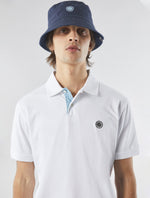 White Jersey Polo