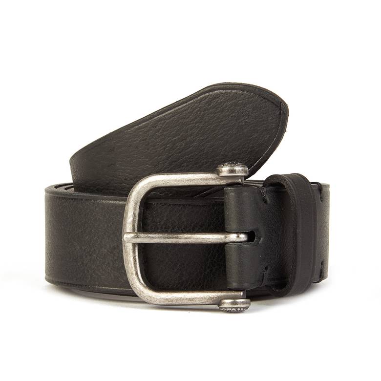 Single Prong Leather Belt | Pretty Green | Online Shop