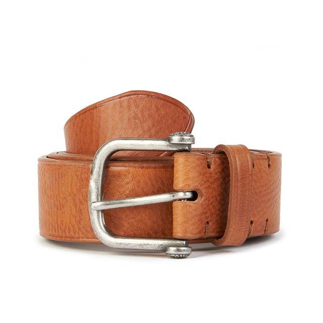 Single Prong Leather Belt | Pretty Green | Online Shop