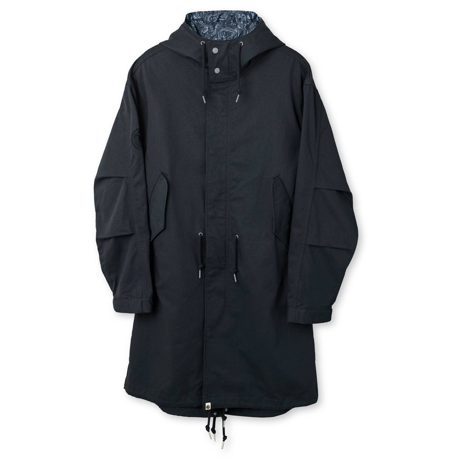 Lomas Oversized Cotton Hooded Parka | Pretty Green | Men's Clothing and ...