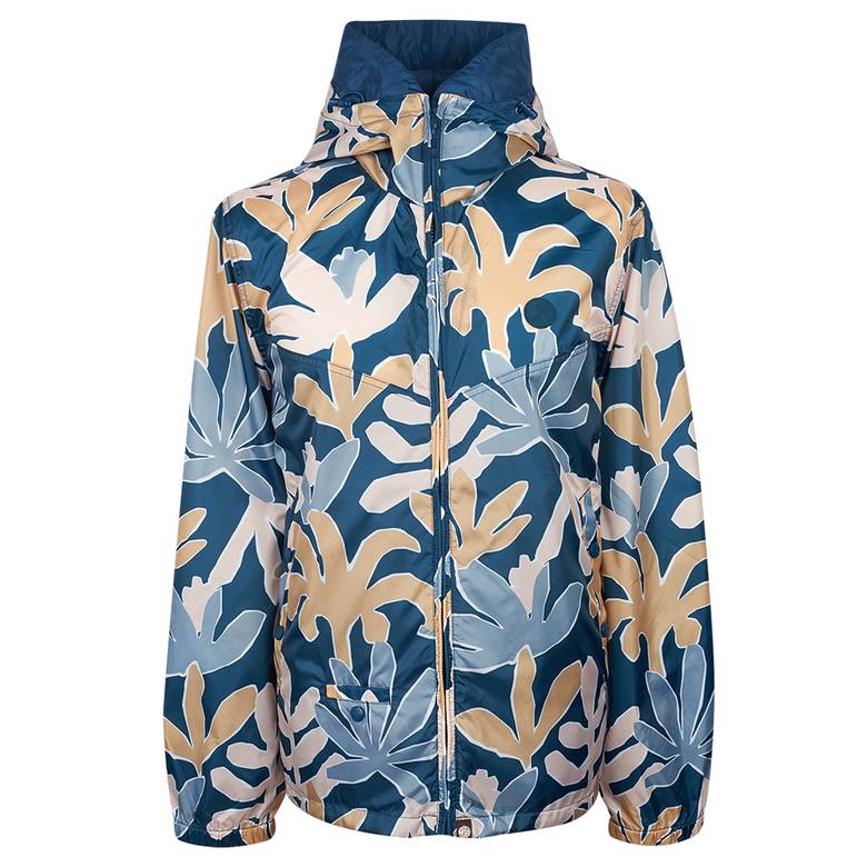 Leaf Print Hooded Jacket | Pretty Green | Online Shop